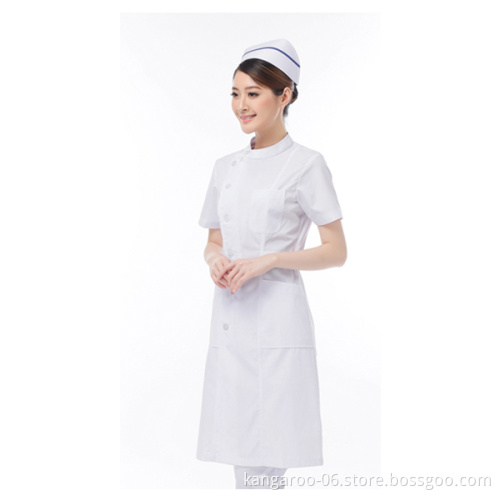 Female Design White Blouses For Women Nurse Uniform In United State